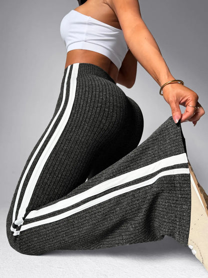 Women'S Solid High Waist Sports Leggings, Casual Comfy Breathable Skinny Pants for Yoga Gym Workout Running, Ladies Sportswear, Athletic Sportswear for All Seasons, Flare Leggings, Skinny Yoga Bottoms, Fitness Pants, Fitness Training Pant