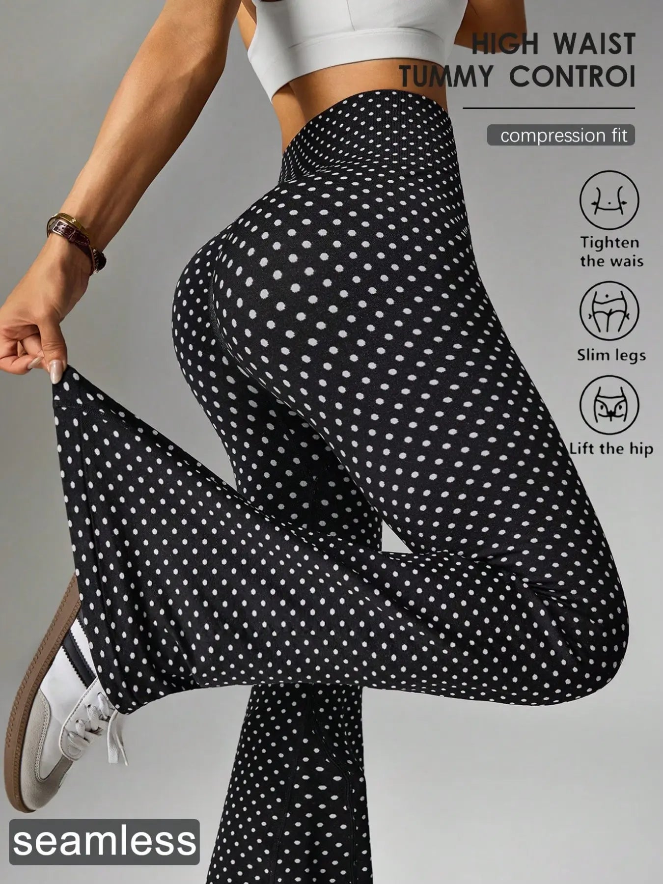 Women'S Solid High Waist Sports Leggings, Casual Comfy Breathable Skinny Pants for Yoga Gym Workout Running, Ladies Sportswear, Athletic Sportswear for All Seasons, Flare Leggings, Skinny Yoga Bottoms, Fitness Pants, Fitness Training Pant