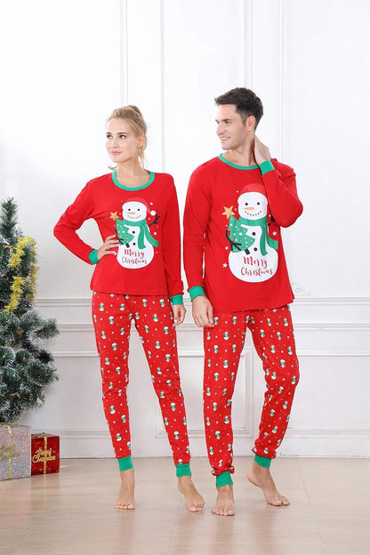 Family Pajamas for Christmas Halloween Thankgiving Hanukkah 100% Cotton Matching Family Xmas Pjs for Women Men Kids