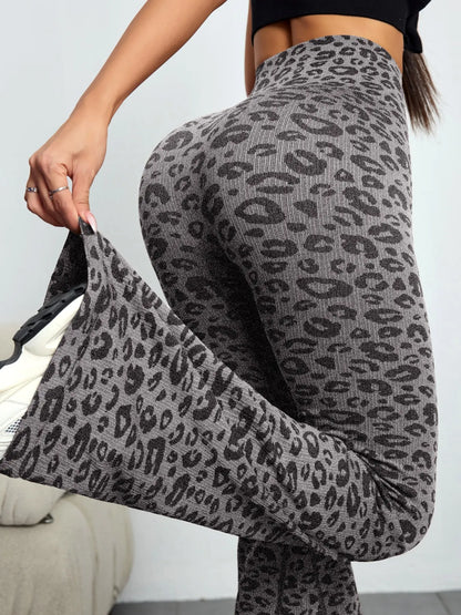 Women'S Solid High Waist Sports Leggings, Casual Comfy Breathable Skinny Pants for Yoga Gym Workout Running, Ladies Sportswear, Athletic Sportswear for All Seasons, Flare Leggings, Skinny Yoga Bottoms, Fitness Pants, Fitness Training Pant