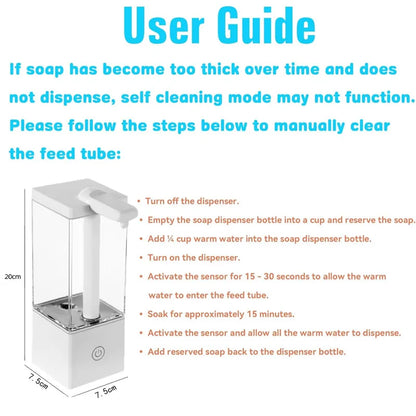550Ml Kitchen Automatic Liquid Soap Dispenser USB Rechargeable Autosensing Touchless Hand Sanitizer Dispenser Bathroom Dispenser